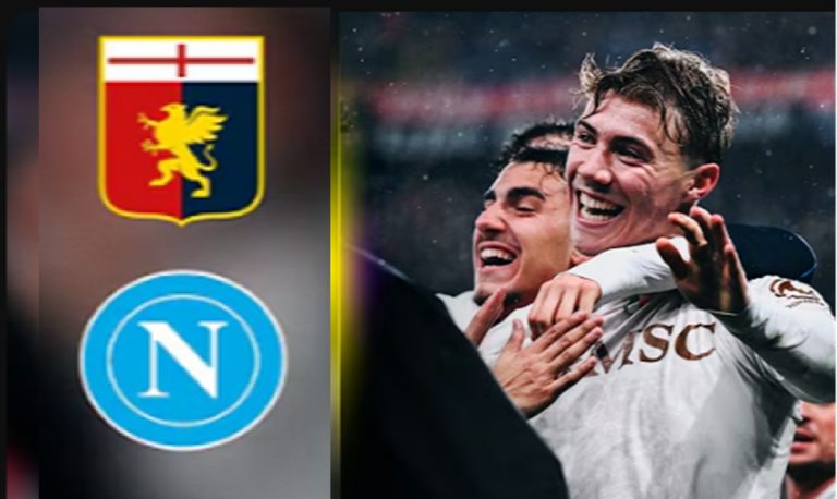Genoa-Napoli Serie A, orario tv, dove vederla, formazioni e meteo