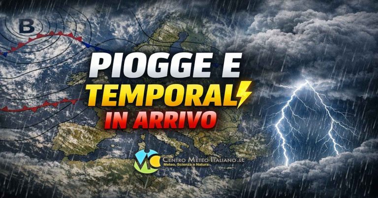 Meteo – Nuovo attacco di maltempo nella seconda metà di settimana, con caldo persistente altrove: la tendenza