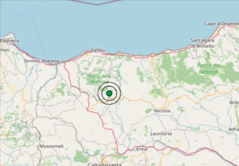 Terremoto oggi in Sicilia, 31 agosto, scossa di M 3.3 in provincia di Palermo – Dati INGV