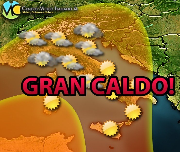 Meteo – Nuova ondata di caldo in vista per il prossimo Weekend, con temperature fino a +38°C