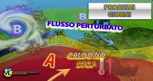 Alta pressione e caldo intenso nel weekend