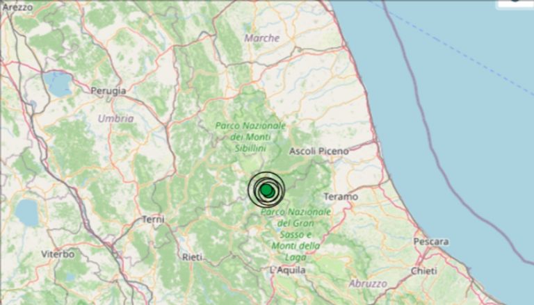 Terremoto oggi nel Lazio, 5 settembre, sequenza sismica in provincia di Rieti – Dati Ingv