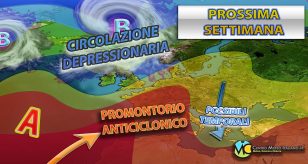 Meteo Italia - rimonta l'alta pressione ma non per molto
