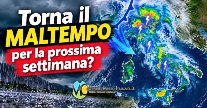 Possibile nuovo peggioramento sul finire della settimana Possibile nuovo peggioramento sul finire della settimana