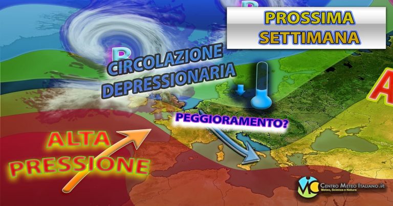 Meteo – Nuovo peggioramento atteso la prossima settimana? Le ultimissime