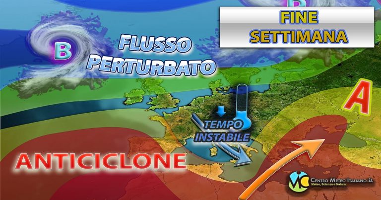 Meteo Italia – saccatura in transito nei prossimi giorni con piogge e temporali sparsi, ecco l’evoluzione