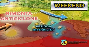 Meteo - Weekend infestato da correnti perturbate sull'Italia, con maltempo anche intenso e possibili locali nubifragi: ecco dove