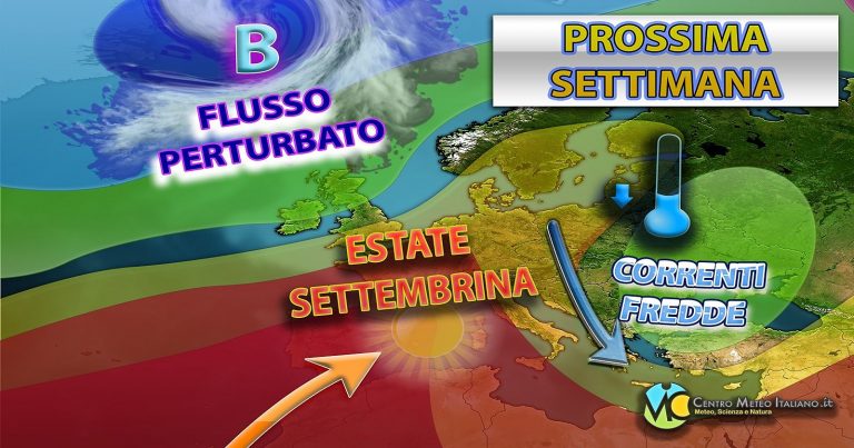 Meteo – Autunno ostaggio di un maxi-Anticiclone, ma aria più fresca è in arrivo da est nella seconda metà di settimana prossima