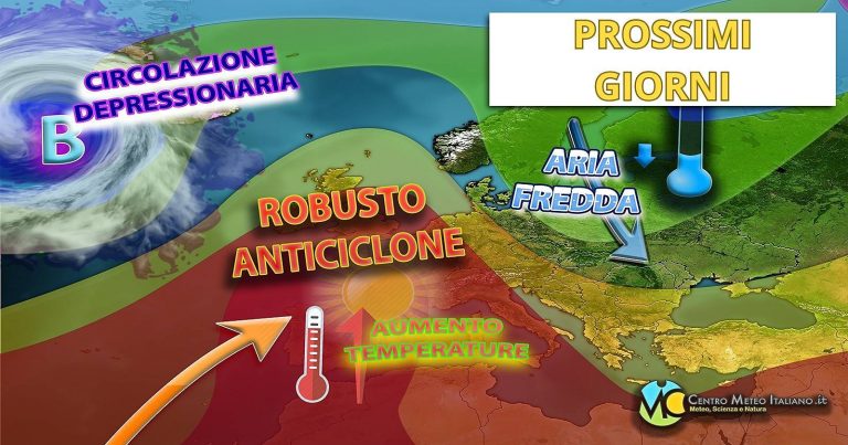 Meteo – Torna l’alta pressione: weekend stabile e temperature in aumento dopo il passaggio fresco