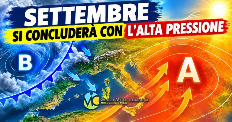 Meteo Italia – Piogge e temporali al Sud, ma dal weekend rimonta l’anticiclone con stabilità e rialzo termico