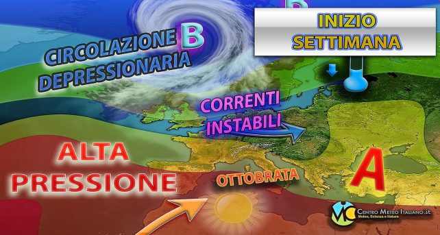 Meteo - Possibile ingerenza atlantica sull'Italia per inizio settimana prossima, i dettagli