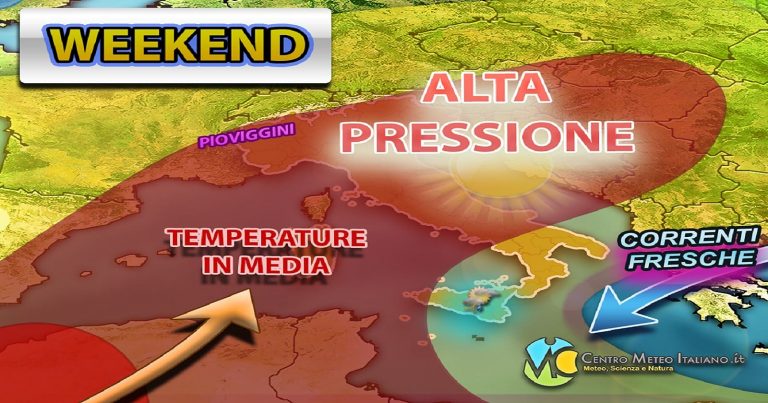 Meteo Italia – Weekend stabile e con clima gradevole, prossima settimana in arrivo invece qualche pioggia