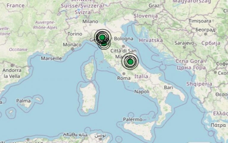Terremoto oggi in Italia, le scosse registrate lunedì 5 ottobre 2026: epicentri e dati ufficiali Ingv