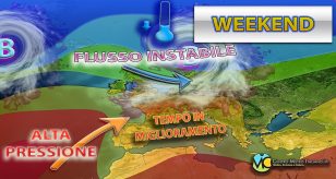 Meteo - Weekend più fresco, ma anche relativamente più stabile in Italia: la tendenza