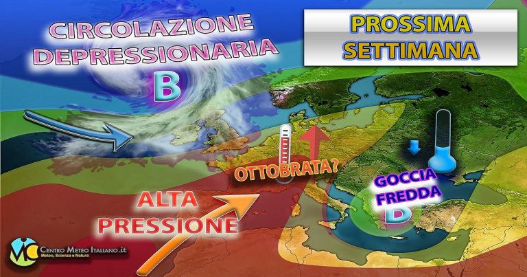 Meteo – L’Autunno si eclissa di nuovo per la prossima settimana con nuova spinta dell’Anticiclone? La tendenza