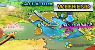Meteo - Italia ancora ostaggio del maltempo sparso nel Weekend con possibili occasionali grandinate: i dettagli