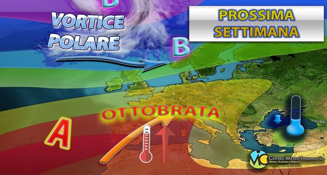 Meteo - Breve parentesi anticiclonica in vista nella seconda metà della prossima settimana, con possibile peggioramento a seguire