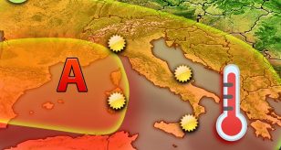 Meteo - Breve rimonta dell'Anticiclone in arrivo in Italia con stabilità e temperature in lieve ripresa: ecco quando