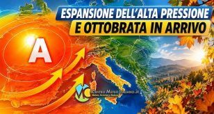Meteo Italia - ottobrata con l'espansione dell'alta pressione