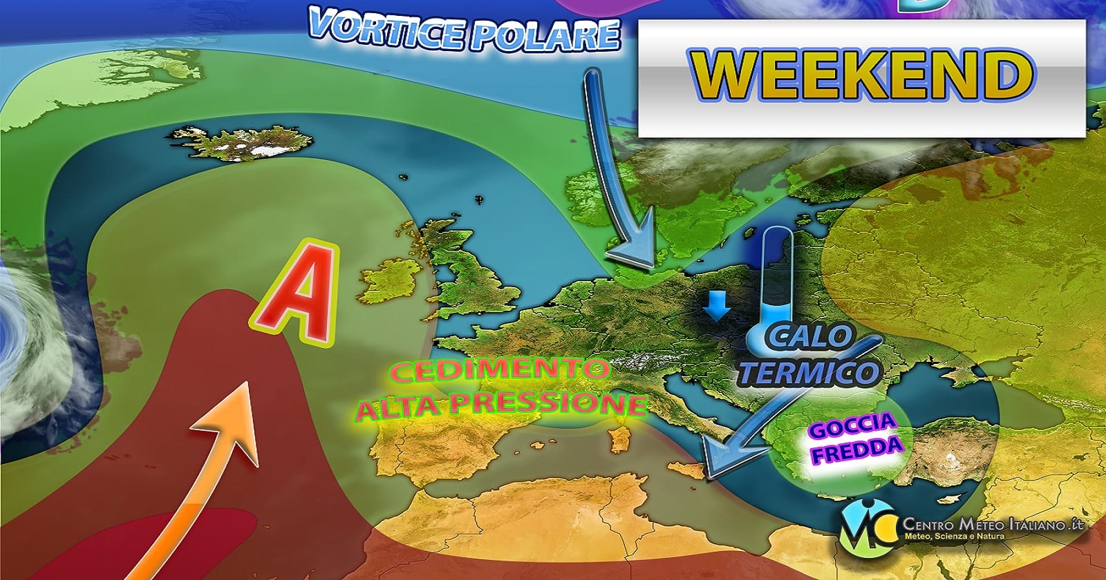 Calo termico nel weekend