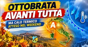 Meteo Italia - ottobrata ma calo termico nel weekend