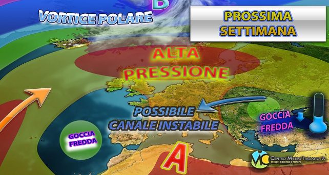 Meteo - Flusso atlantico sbilanciato verso l'Europa la prossima settimana, con possibilità di maltempo anche in Italia