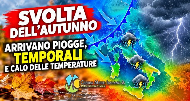Meteo Italia - maltempo in arrivo con piogge, temporali e neve