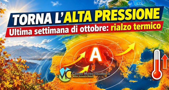 Meteo - Autunno in stand-by la prossima settimana, salvo qualche lieve disturbo: la tendenza
