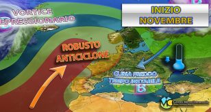 Meteo - Nuovo impulso di maltempo artico in arrivo per inizio Novembre, ecco la tendenza