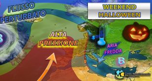 Meteo - Freddo Halloween in arrivo con correnti artiche in ingresso in Italia e neve in Appennino: i dettagli