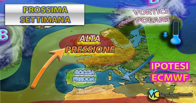 Meteo - Anticiclone KO nella prossima settimana, con relativa freschezza e maltempo sparso frequente: la tendenza