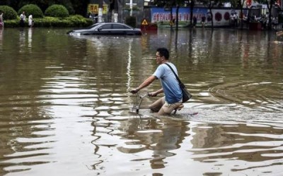 Alluvioni in Cina piogge torrenziali hanno interessato la zona sud orientale
