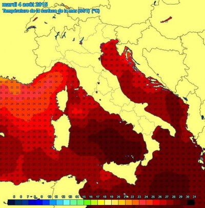 Temperature Mediterraneo elevate con un mare così caldo cosa può succedere